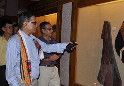 The Governor of Arunachal Pradesh Shri JP Rajkhowa in the Jawaharlal Nehru State Museum, Itanagar on 27th June 2015.